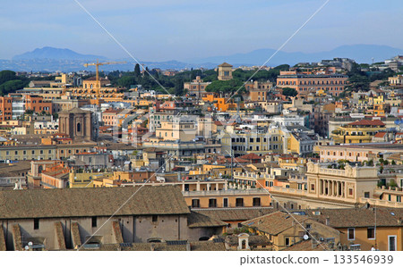 Rome Cityscape Aerial View Rome Cityscape Aerial View 133546939