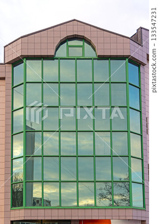 Glass Building Wall 133547231