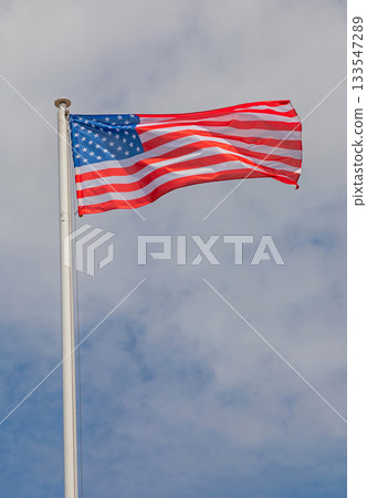 Flag US Tall Mast Flag US Tall Mast 133547289