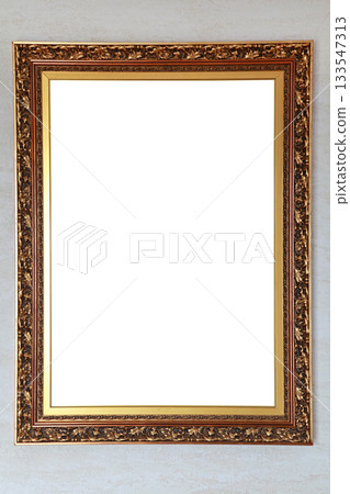 Gold Picture Frame Wall 133547313