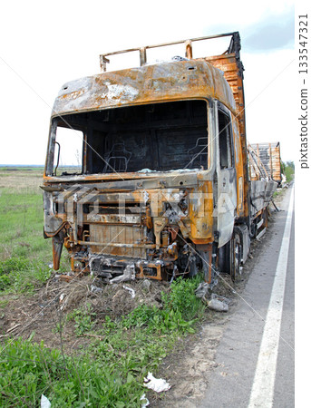 Truck Cabin Fire Damage Truck Cabin Fire Damage 133547321