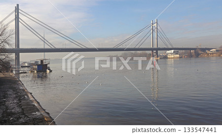 Belgrade New Railway Bridge 133547441