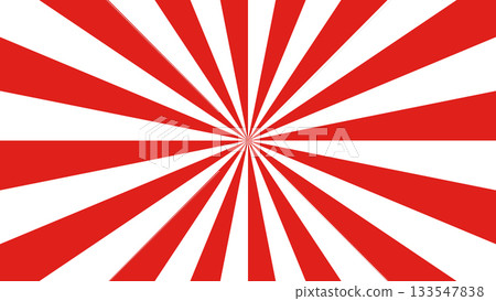 Vintage circus poster background with radial sunburst rays in red and white. Retro carnival starburst pattern with striped texture for festive design projects. Vintage circus poster background with radial sunburst rays in red and white. Retro carnival starburst pattern with striped texture for festive design projects. 133547838