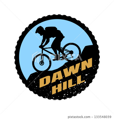 MTB. Mountain bike logo, emblem. MTB. Mountain bike logo, emblem. 133548039