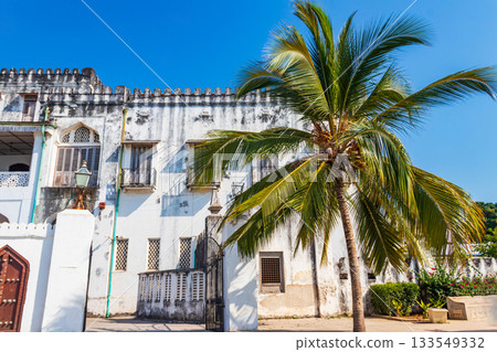 Said Muhoud Mosque, located in the historic Stone Town of Zanzibar, Tanzania 133549332