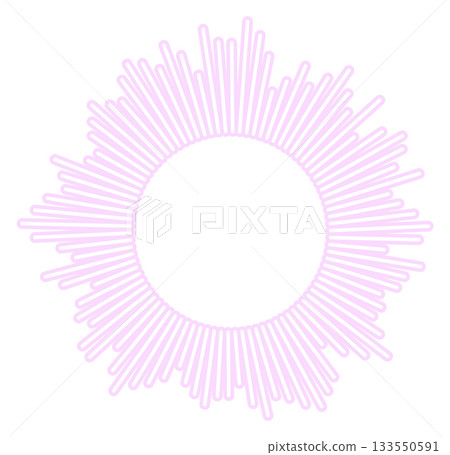 Sound amplitude round diagram. Melody pulse wave Sound amplitude round diagram. Melody pulse wave 133550591