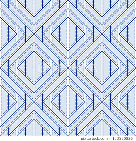 Seamless geometric pattern of lines and triangles 133550826