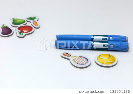 Ozempic concept for healthy lifestyle Ozempic concept for healthy lifestyle 133551186