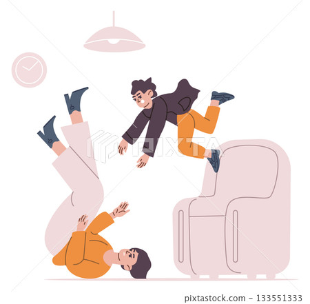 Mother play with energy child. Active parenting concept Mother play with energy child. Active parenting concept 133551333