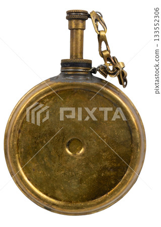 Vintage brass gun oiler. 133552306