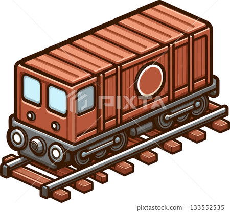 貨運列車貨物圖示 133552535
