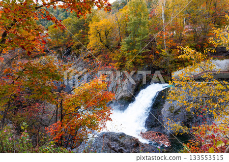 Autumn scenery of Takinoue Town Autumn scenery of Takinoue Town 133553515