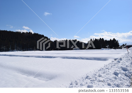 東北地區山形縣莊內的雪景 133553556