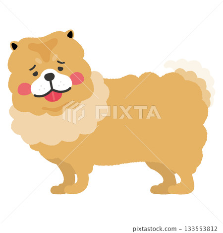 微笑鬆獅犬 133553812