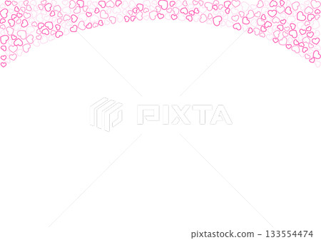 Heart pattern background, pink 3 colors, border heart Heart pattern background, pink 3 colors, border heart 133554474