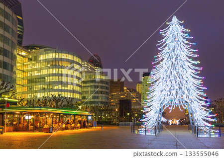 Christmas tree in Paris France Christmas tree in Paris France 133555046