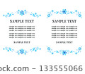 Winter message cards and decorative frames Winter message cards and decorative frames 133555066