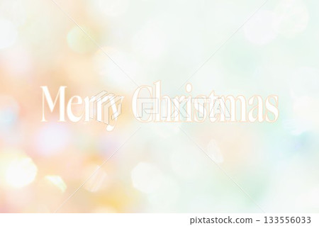 聖誕背景，柔和閃光，模糊漸變，橙色 133556033