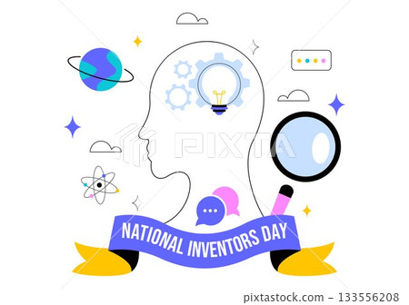 National Inventors Day Vector Illustration on February 11 Celebrating Genius Innovation to Honor Science Creators in a Flat Cartoon Background National Inventors Day Vector Illustration on February 11 Celebrating Genius Innovation to Honor Science Creators in a Flat Cartoon Background 133556208
