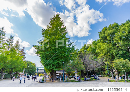 東京靖國神社的走道 133556244