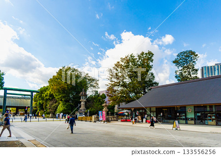 東京靖國神社的走道 133556256