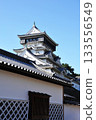 Looking up at the castle tower of Kokura Castle 133556549