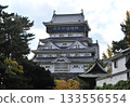 Looking up at the castle tower of Kokura Castle 133556554