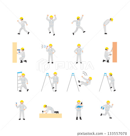 建築工地工人任務:任務、行動與危險狀況 建築工地工人任務:任務、行動與危險狀況 133557078