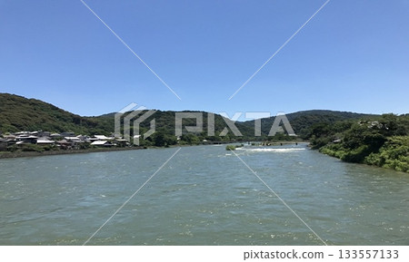 Uji River and natural scenery in Kyoto Uji River and natural scenery in Kyoto 133557133