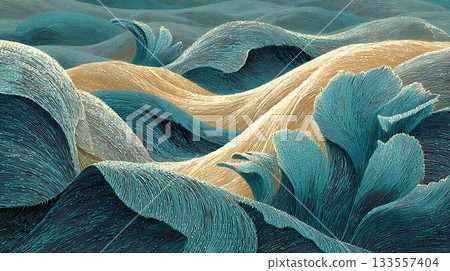 waves and foam as a background 133557404