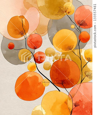 background of old vintage red paper texture 133557481