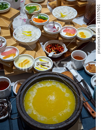 Yunnan Cross The Bridge Rice Noodles Yunnan Cross The Bridge Rice Noodles 133557601