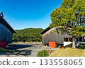Courtyard of the Autumn Sea Museum in Toba City, Mie Prefecture 133558065