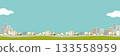 城市景觀插圖背景 133558959