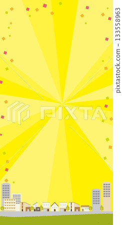 城市景觀插圖背景 133558963