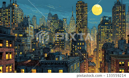 aerial view of downtown aerial view of downtown 133559214