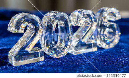 Diamond Crystal 2026 Numbers on Blue Velvet 133559477