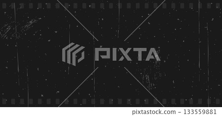 Grungy abstract backdrop with gritty spray texture overlay. Vintage photo filter for dark or weathered background. Vector gritty nostalgic cinematic effect 133559881