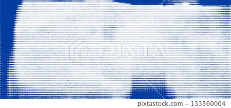 Blue distressed line pattern texture. Horizontal striped glitch background. Damaged xerox scan effect concept wallpaper. Linear halftone photocopy scratches backdrop. Worn paper punk print. Vector Blue distressed line pattern texture. Horizontal striped glitch background. Damaged xerox scan effect concept wallpaper. Linear halftone photocopy scratches backdrop. Worn paper punk print. Vector 133560004