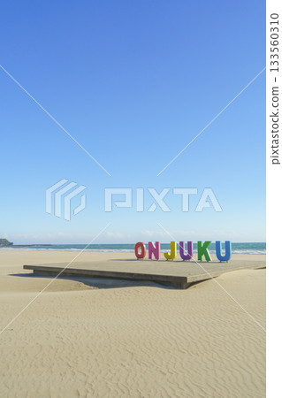 【千葉縣】從音宿海岸和中央海岸眺望岩和田海岸 【千葉縣】從音宿海岸和中央海岸眺望岩和田海岸 133560310