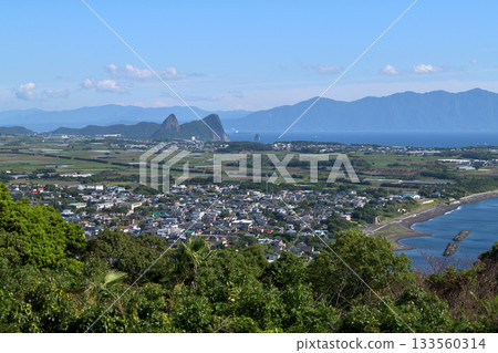 開門山麓自然公園：從觀景台眺望竹山 133560314