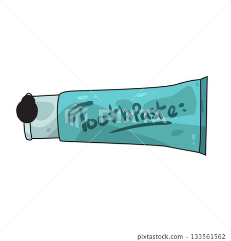 illustration of Toothpaste 133561562