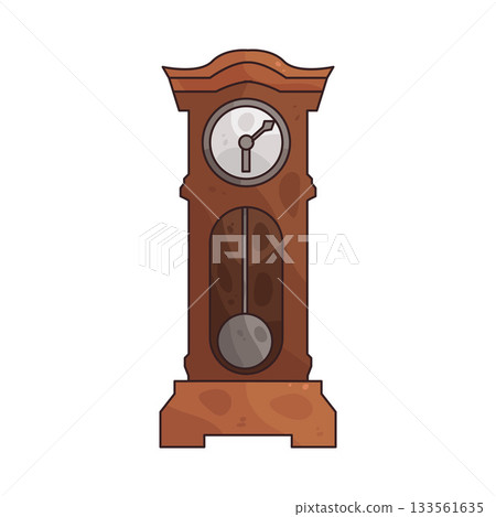 illustration of Grandfather Clock illustration of Grandfather Clock 133561635