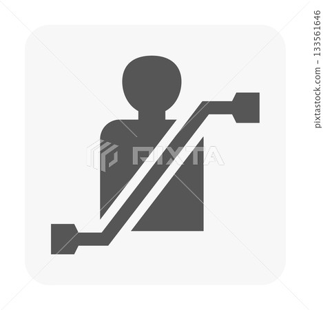 Seatbelt Illustration Vector Symbol 133561646