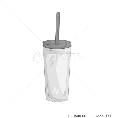 Illustration of plastic cup Illustration of plastic cup 133562151