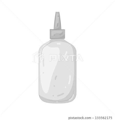 Illustration of plastic bottle 133562175