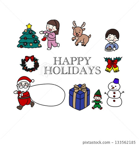 聖誕節材料 133562185