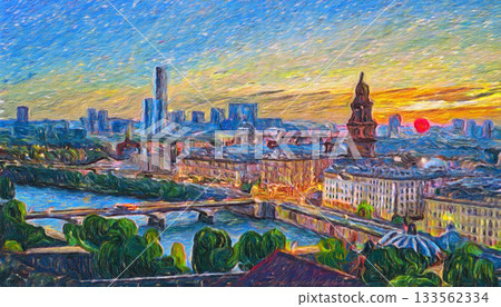 童話般的都市景觀 133562334