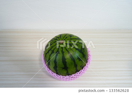 Uribou, a small watermelon from Nagasaki Prefecture 133562628