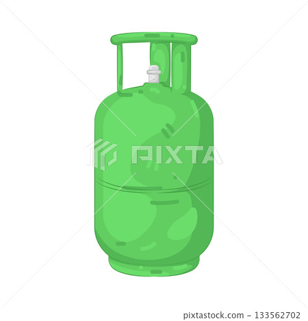 Illustration of gas cylinder Illustration of gas cylinder 133562702
